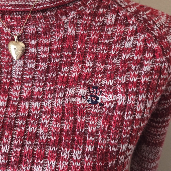 Mudd Red Marled Cowl Knit Sweater - Picture 4 of 6